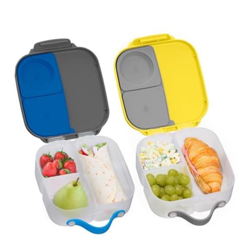 Leak Proof Bento Box 2-Pack, 3 Compartment Lunch Container